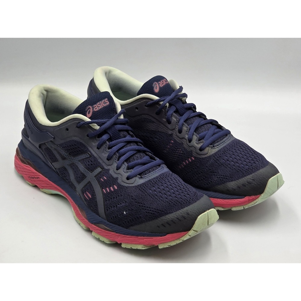 ASICS Women's 9  Gel-Kayano 24 Lite-Show Indigo Blue/Black Running Shoes T7A8N